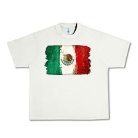 Pistachio Mexican Flag Urban Heavy Tee - texasbilliewilder
