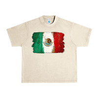 Sandshell Mexican Flag Urban Heavy Tee - texasbilliewilder