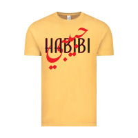 Vintage Mustard yallah habibi Vintage Tee - linhVisuals