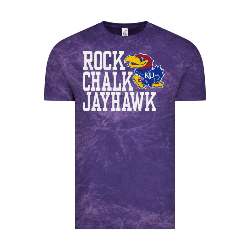 Rock Chalk Jayhawk Ku Tshirt Vintage Tee by linhVisuals | Teevron