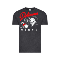 Vintage Black delicious vinyl Vintage Tee - linhVisuals