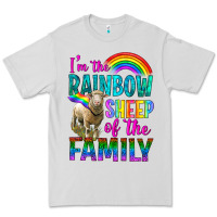 Dove Grey I'm The Rainbow Sheep Of The Family Premium Tee - BundleAndBundleShop
