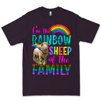 Plum I'm The Rainbow Sheep Of The Family Premium Tee - BundleAndBundleShop