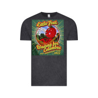 Vintage Black waiting for columbus - little feat Vintage Tee - linhVisuals