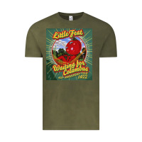 Vintage Olive waiting for columbus - little feat Vintage Tee - linhVisuals