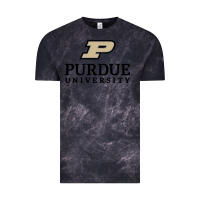 Cloud Black Purdue University, Apparel Vintage Tee - linhVisuals