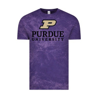 Cloud Purple Purdue University, Apparel Vintage Tee - linhVisuals