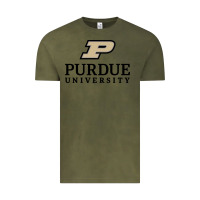 Vintage Olive Purdue University, Apparel Vintage Tee - linhVisuals