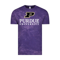 Cloud Purple Purdue University, Apparel Vintage Tee - linhVisuals