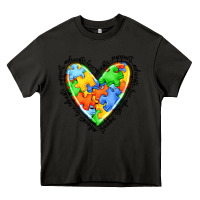 Asphalt autism heart Heavy Core Tee - JahusDesignShop