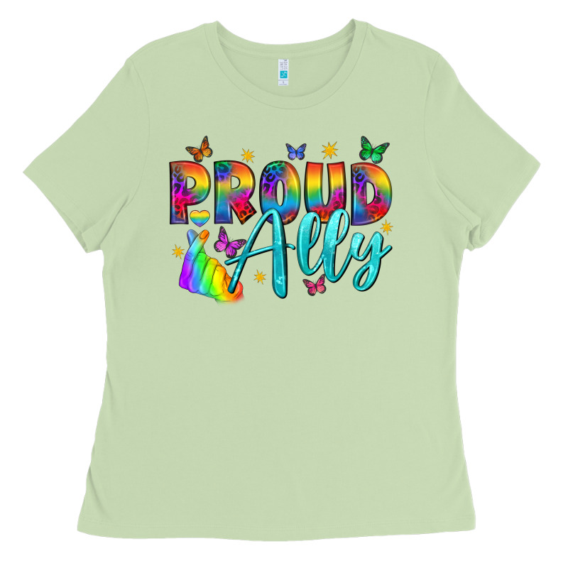 Western Proud Ally Ladies Tee by BundleAndBundleShop | Teevron