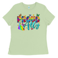 Matcha Western Proud Ally Ladies Tee - BundleAndBundleShop