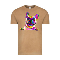 Vintage Camel frenchie french bulldog pop art portrait bouledogue t shirt Vintage Tee - linhVisuals
