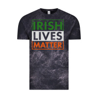 Cloud Black irish lives matter Vintage Tee - linhVisuals
