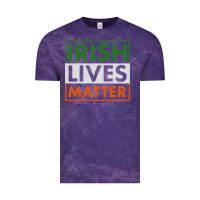 Cloud Purple irish lives matter Vintage Tee - linhVisuals