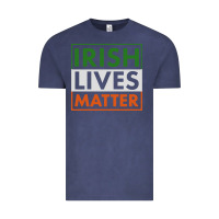 Vintage Denim irish lives matter Vintage Tee - linhVisuals