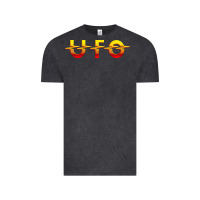 Vintage Black Ufo Vintage Tee - linhVisuals