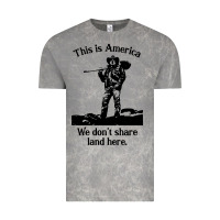 Cloud Rock this is america we don't share land here Vintage Tee - linhVisuals