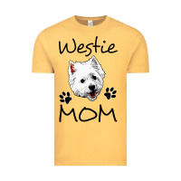 Vintage Mustard westie mom dog mama west highland terrier dog Vintage Tee - linhVisuals