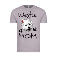 Vintage Zinc westie mom dog mama west highland terrier dog Vintage Tee - linhVisuals