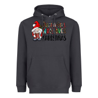 Smoke just a girk who loves christmas Heavyweight Hoodie - CowhideDigitalArt