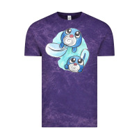 Cloud Purple poliwag watercolor Vintage Tee - linhVisuals
