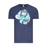 Vintage Denim poliwag watercolor Vintage Tee - linhVisuals