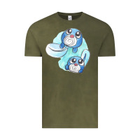 Vintage Olive poliwag watercolor Vintage Tee - linhVisuals