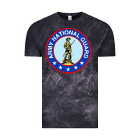 Cloud Black army national guard Vintage Tee - linhVisuals