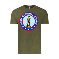 Vintage Olive army national guard Vintage Tee - linhVisuals