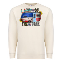 Sandshell land of the free Premium Sweatshirt - CowhideDigitalArt