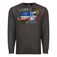 Smoke land of the free Premium Sweatshirt - CowhideDigitalArt