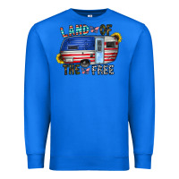 True Royal land of the free Premium Sweatshirt - CowhideDigitalArt