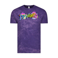 Cloud Purple trasher Vintage Tee - linhVisuals