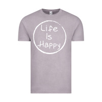 Vintage Zinc life is happy Vintage Tee - linhVisuals
