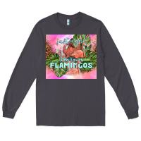 Smoke just a girl who loves flamingo Long Sleeve Tee - TumblerDesignByShophia