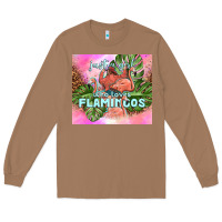 Toasted Coconut just a girl who loves flamingo Long Sleeve Tee - TumblerDesignByShophia