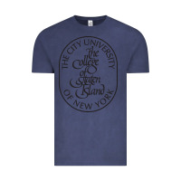 Vintage Denim College Of Staten Island Vintage Tee - linhVisuals
