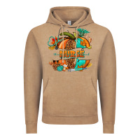 Vintage Coffee pumpkin nurse Vintage Hoodie - NancyCooperArtShop