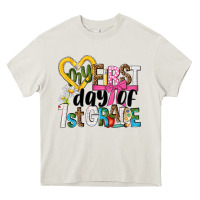 Cream my first day of 1st grade Heavy Core Tee - NancyCooperArtShop