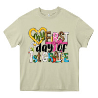 Mossy my first day of 1st grade Heavy Core Tee - NancyCooperArtShop