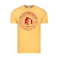 Vintage Mustard Suny Plattsburgh Vintage Tee - linhVisuals