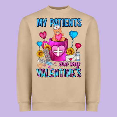 My Patients Are My Valentine Coffee Mug Heavyweight Sweatshirt Designed By Fadigitalartstudio