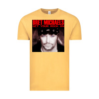 Vintage Mustard #bret michaels get your rock on tour 2022 Vintage Tee - linhVisuals