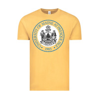 Vintage Mustard University Of Maine At Presque Isle Vintage Tee - linhVisuals