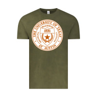 Vintage Olive University Of Texas At Austin Vintage Tee - linhVisuals