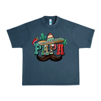 Midnight Navy Mexican Papa Urban Heavy Tee - texasbilliewilder