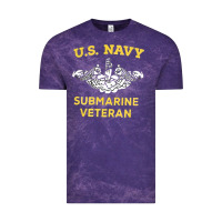 Cloud Purple submarine veteran tshirt Vintage Tee - linhVisuals