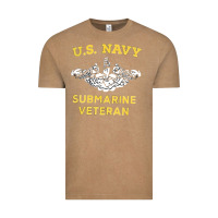 Vintage Coffee submarine veteran tshirt Vintage Tee - linhVisuals