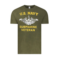Vintage Olive submarine veteran tshirt Vintage Tee - linhVisuals